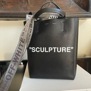 Off-White ‘ Sculpture’ Black Crossbody Bag
